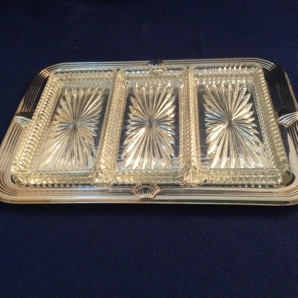 Retro appetizer tray